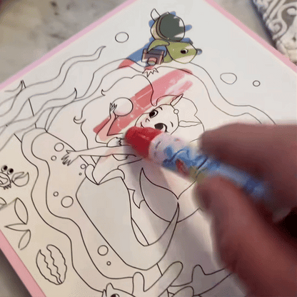 🌈 Glintura™ Magic Water Coloring Book