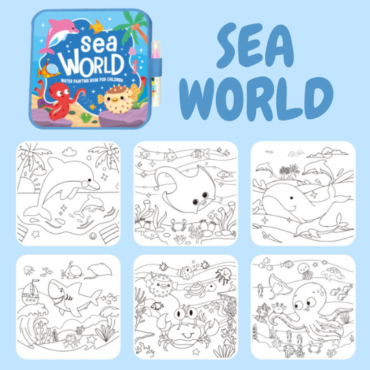 🌈 Glintura™ Magic Water Coloring Book